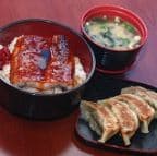 Best E. Unagi on Rice & Miso Soup & 4 pcs Gyoza Combo in Kailua, HI